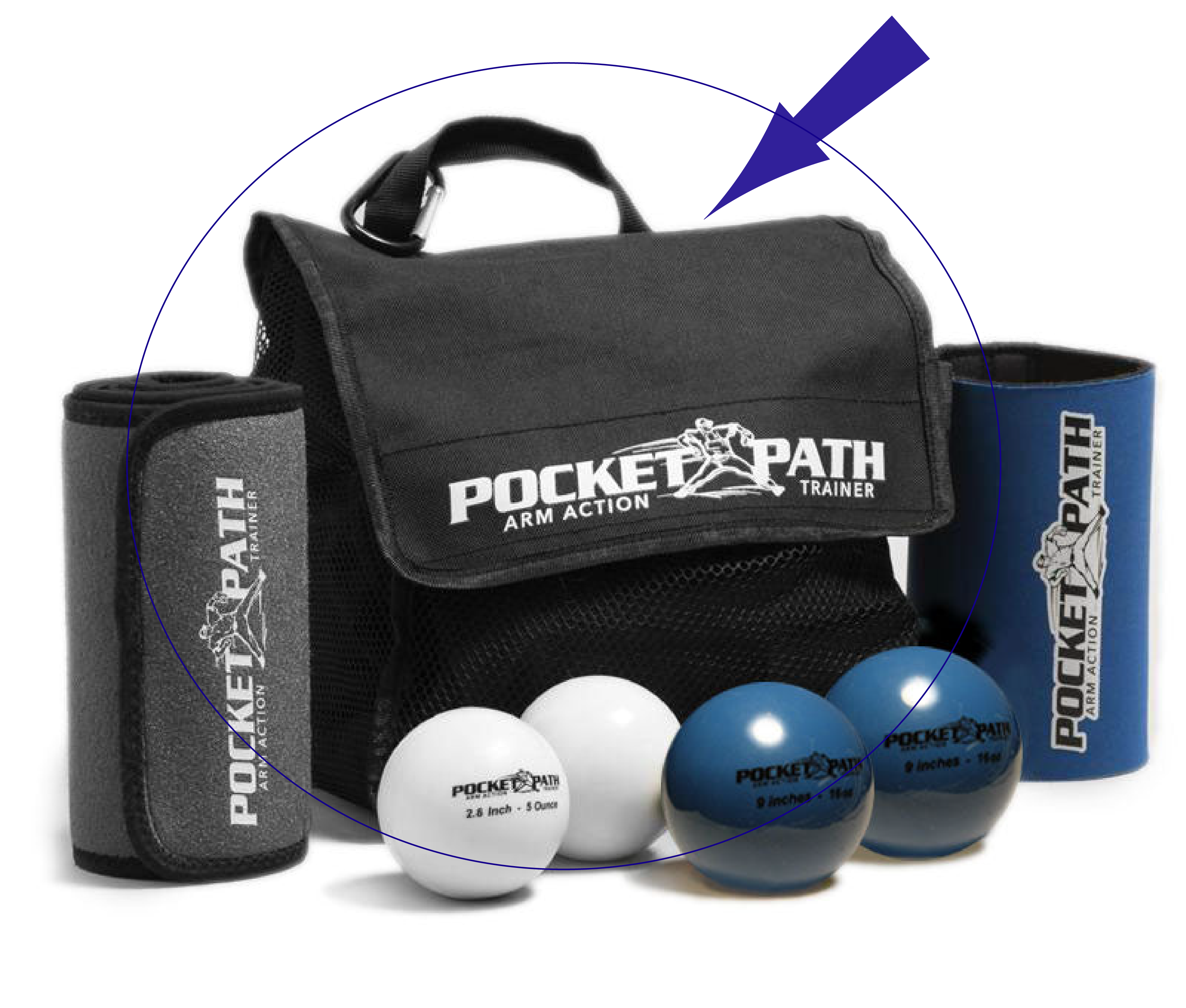 Pocket Path Travel Bag with Fence Clip Training Gear Storage